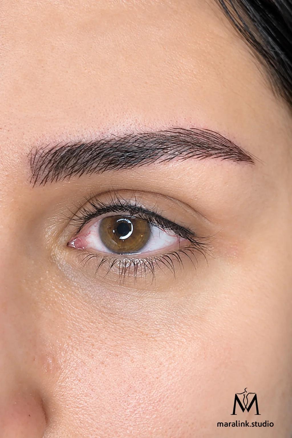 Microblading & permanent eyeliner — permanent makeup by Maral at Maralink Studio, Richmond Hill
