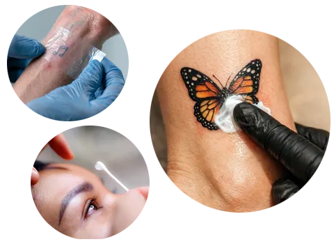 Tattoo and permanent makeup aftercare — bandaging, cleaning and healing steps by Maral in Richmond Hill